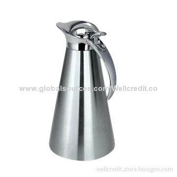Stainless steel vacuum pot, 1.0/1.5/2.0L capacity